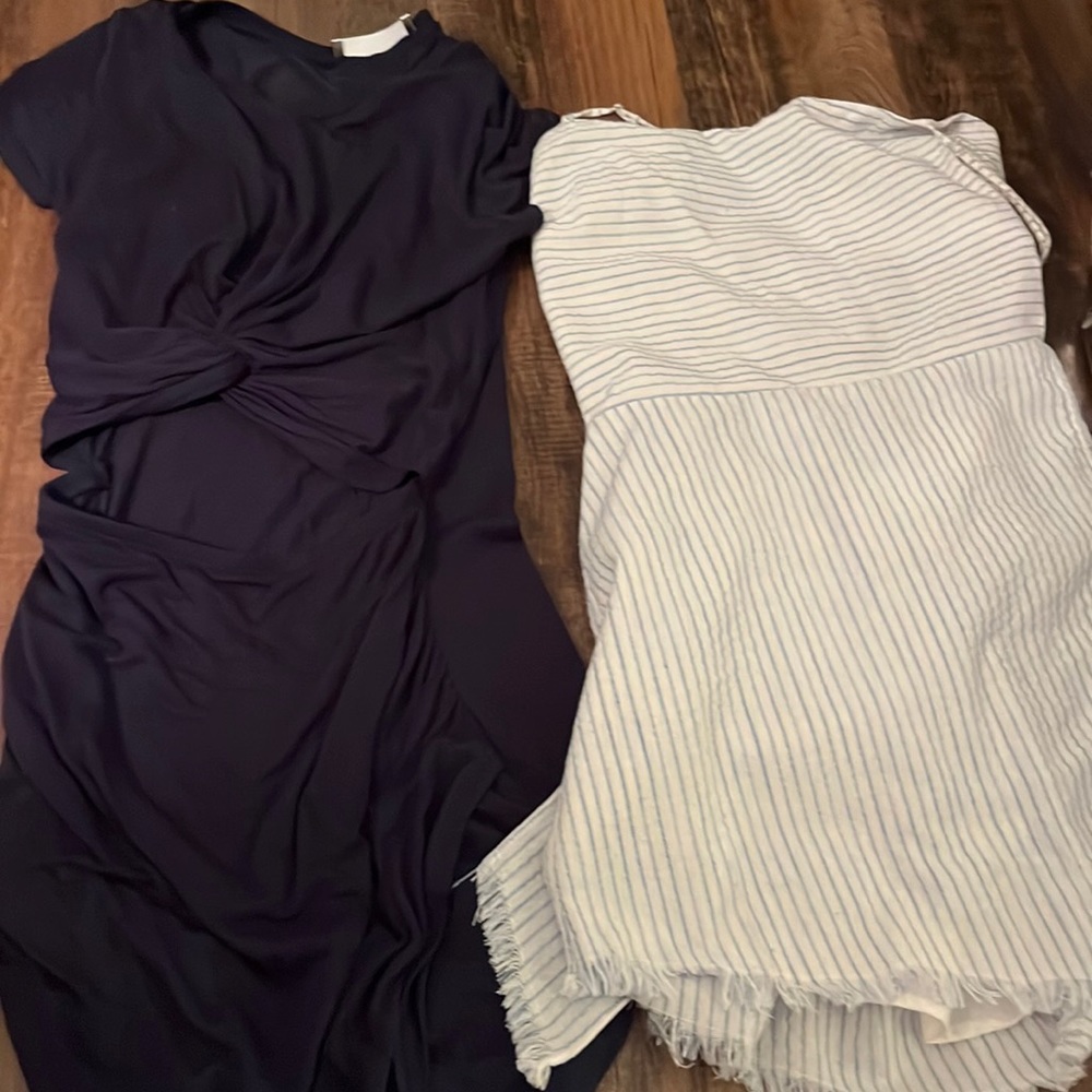 Blue blush romper and mini cut dress (casual) mediums